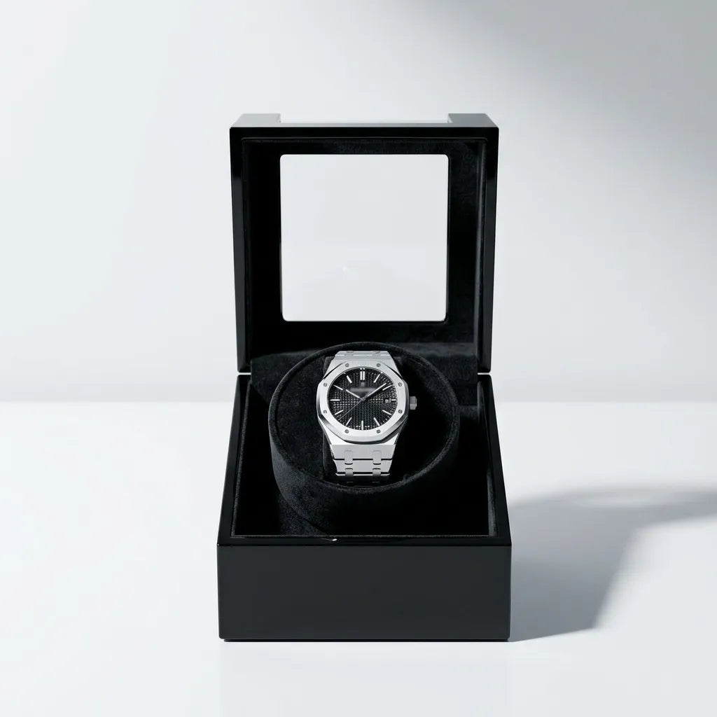 Lacquered Watch Winder – Crystal Onyx I