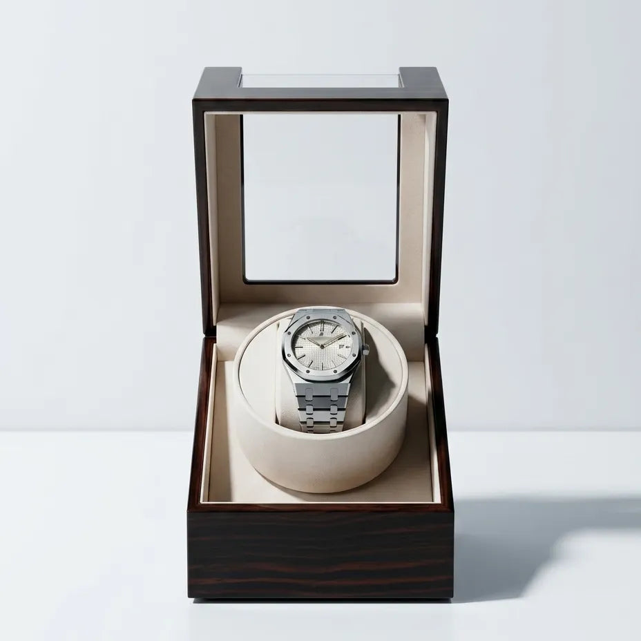 Lacquered Watch Winder – Crystal Onyx I