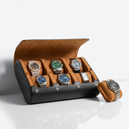 Leather Watch Travel Case – The Voyager VI
