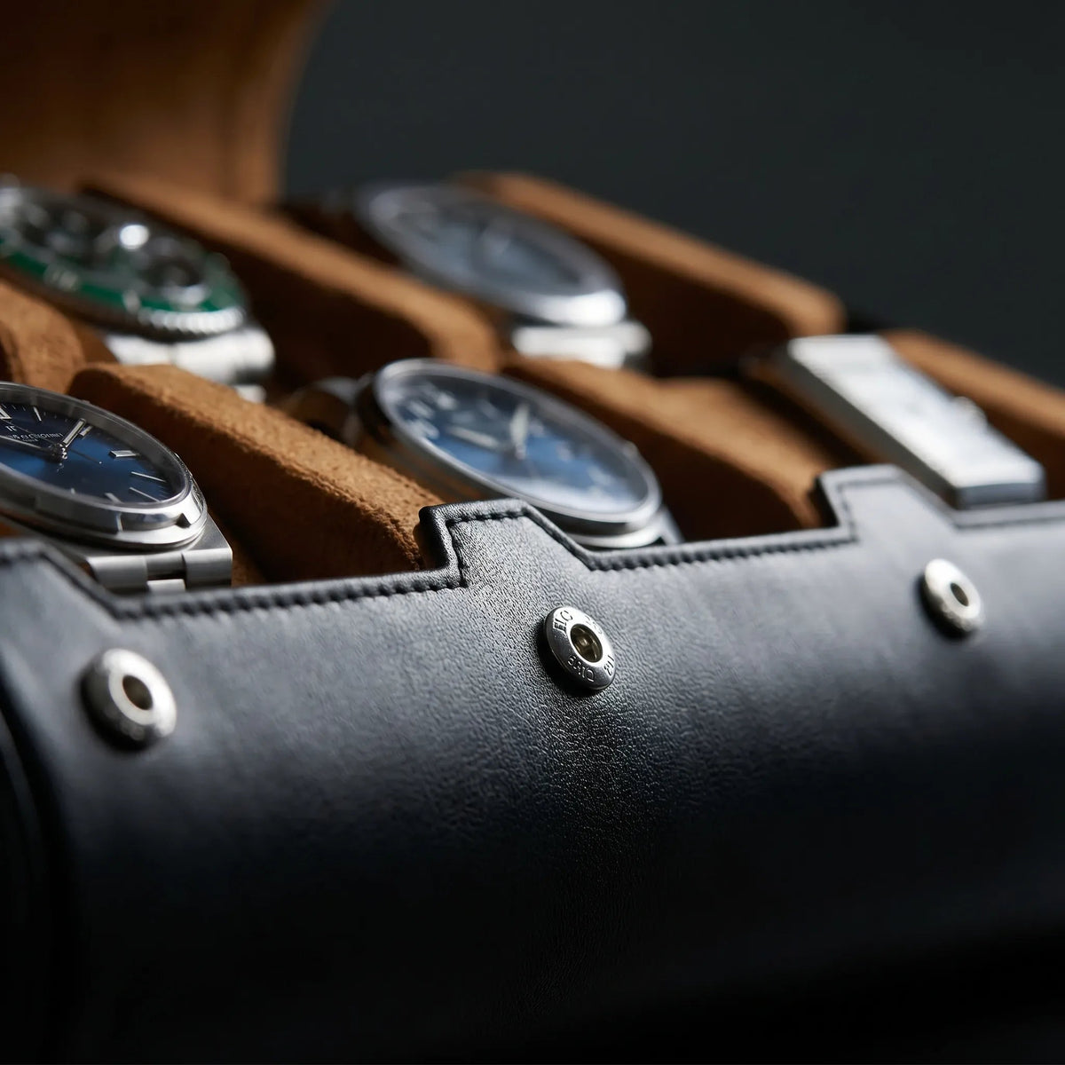 Leather Watch Travel Case – The Voyager VI