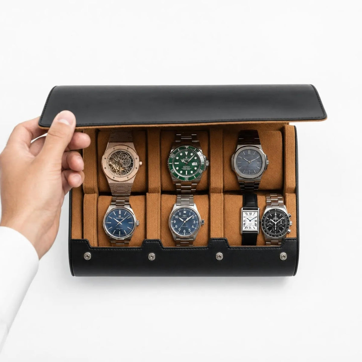 Leather Watch Travel Case – The Voyager VI