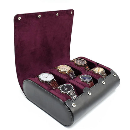 Leather Watch Travel Case – The Voyager VI