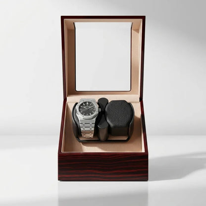 Lacquered Watch Winder – Crystal Onyx II